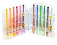 Creative Erasable Rotating Crayons Oil Painting Sticks 12 colors