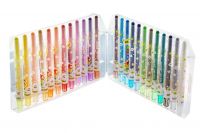 Creative Erasable Rotating Crayons Oil Painting Sticks 24 colors