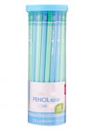 Writing Pencils Wood-Cased 2B Pencils 50 Pieces(Blue-Green)