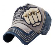 Adjustable Unisex Cool Baseball Cap Summer Hat Cotton Free Size(Ligtht Blue)