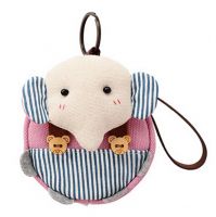 [Elephant]Small Pocket Purse Animal Case Zipper Pouch Wallet Bag 3.94